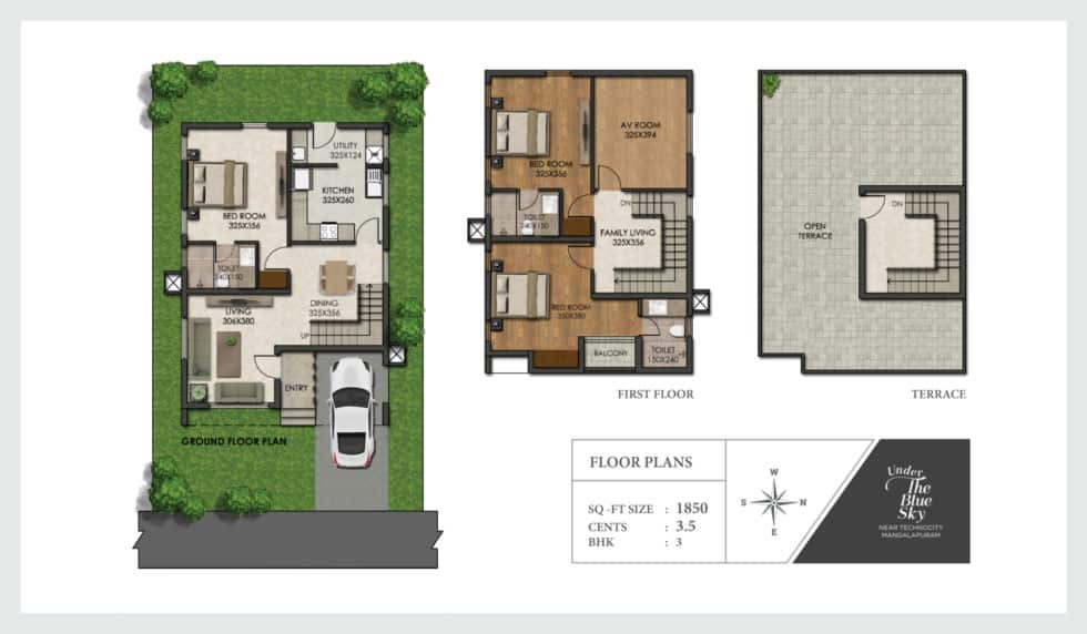 under the blue sky floor plans iCloud Homes