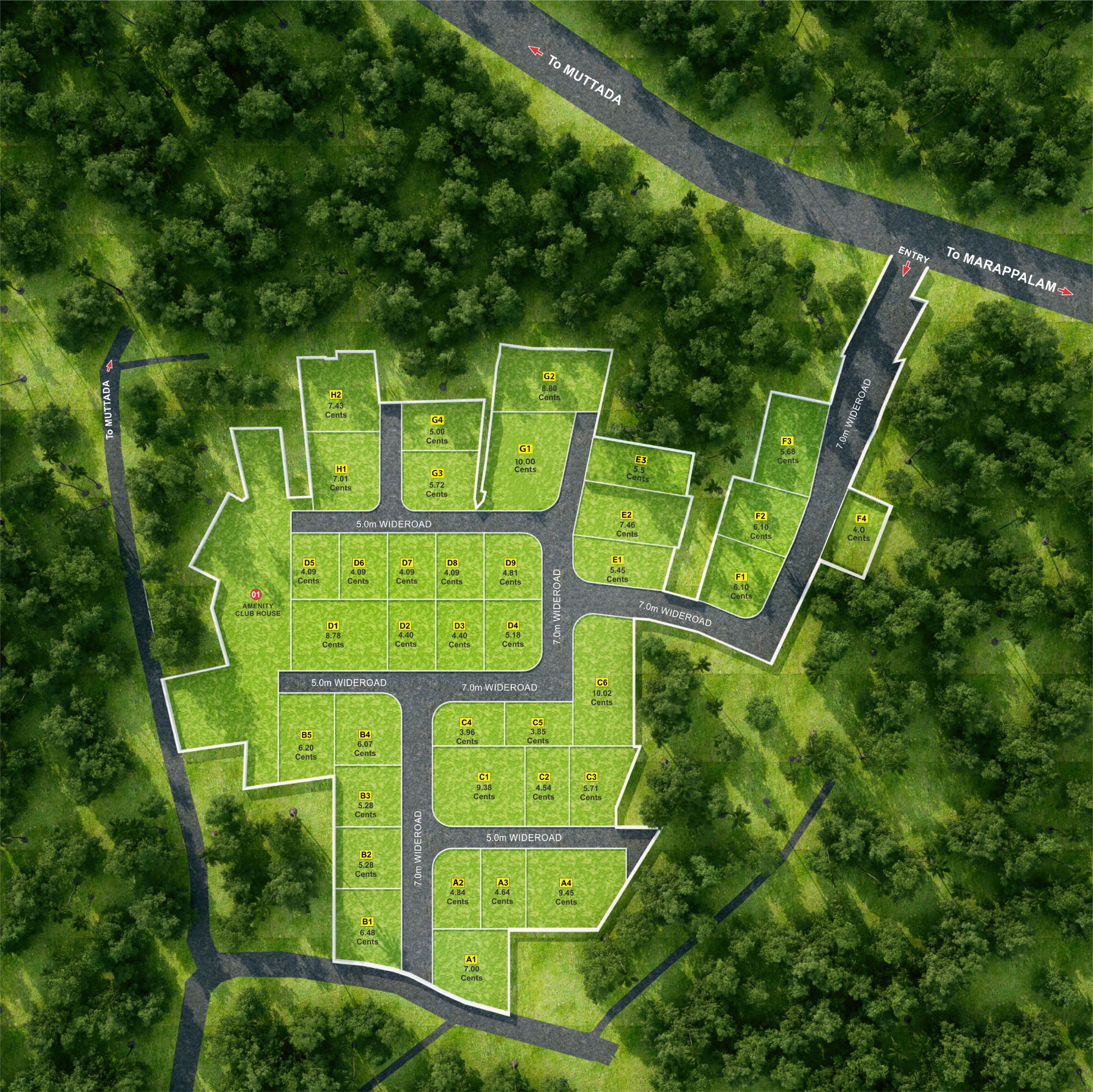 44 Club Floor Plan & Site plan-02 a