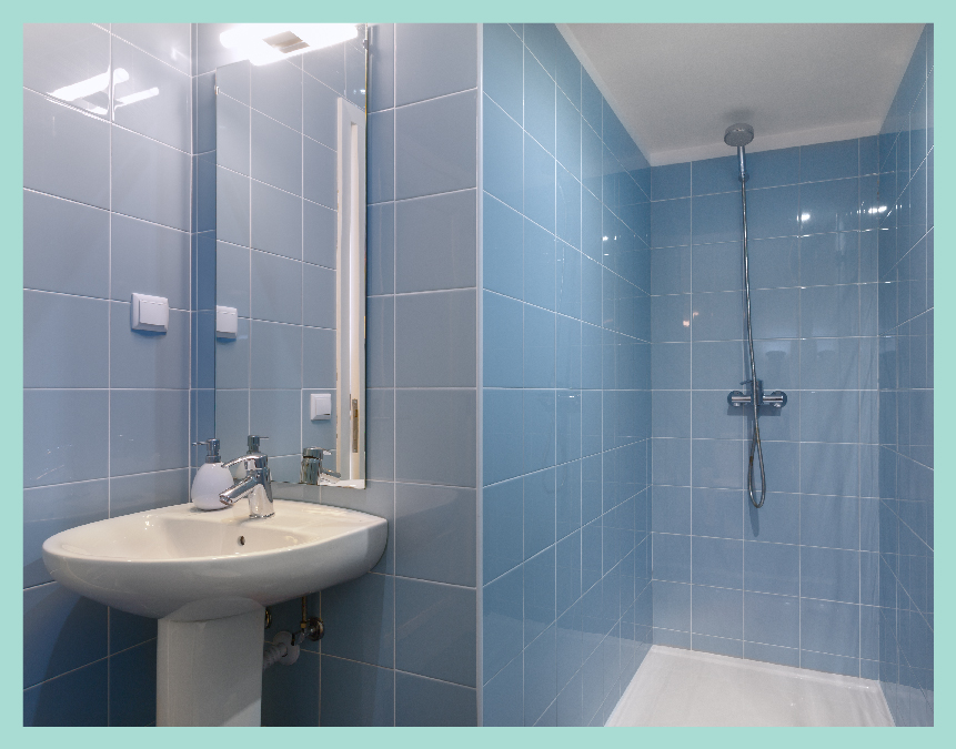 small bathroom-designs with cool color